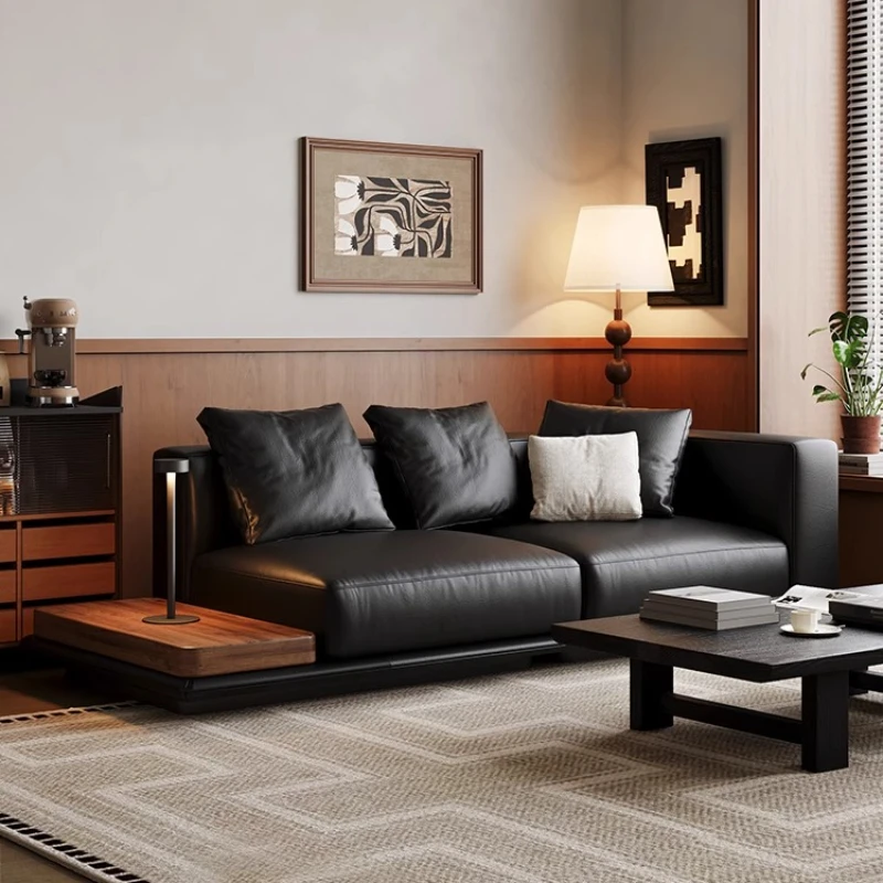 

Leather Floor Sofa Comfortable Europe Apartment Relaxing Sofa Minimalist Couples Muebles Para Habitacion House Accessories