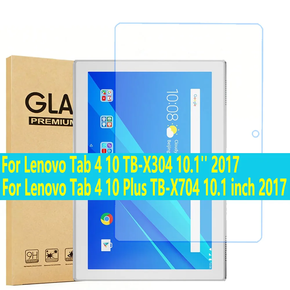 

Tempered Glass For Lenovo Tab 4 10 10 Plus TB-X304L TB-X304F TB-X704L TB-X304 TB-X704 Tablet Screen Protector Protective Film