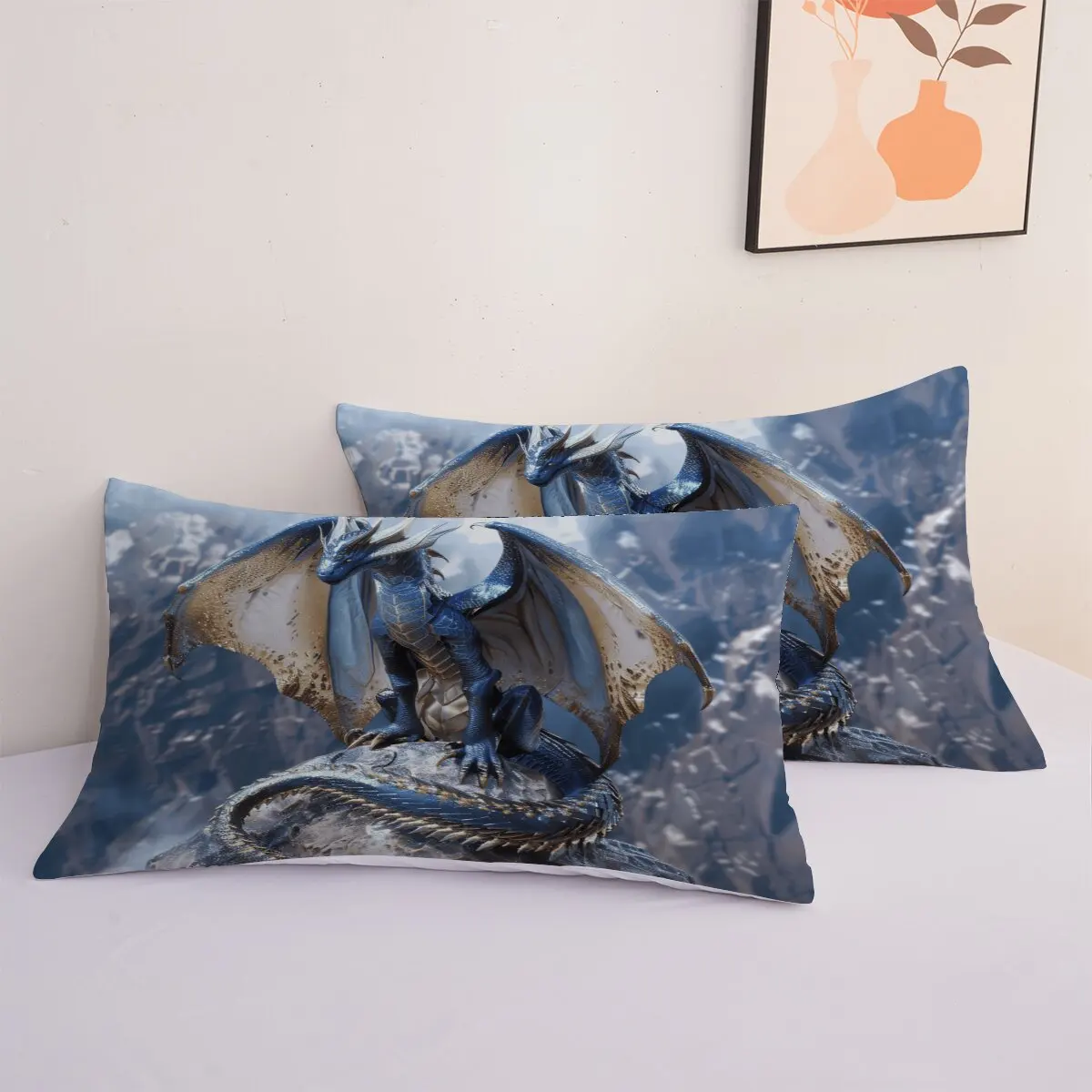 anical   Duvet size  blue and black   Modern trend of printed bedding