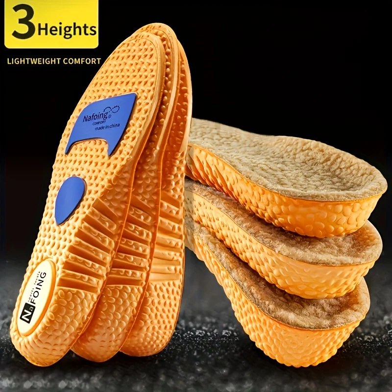 

Утолщенная термозимняя новая стелька для увеличения роста, теплая мягкая подушечка, аксессуары, подушка для ухода за ногами, высокоэластичный дезодорант, удобный