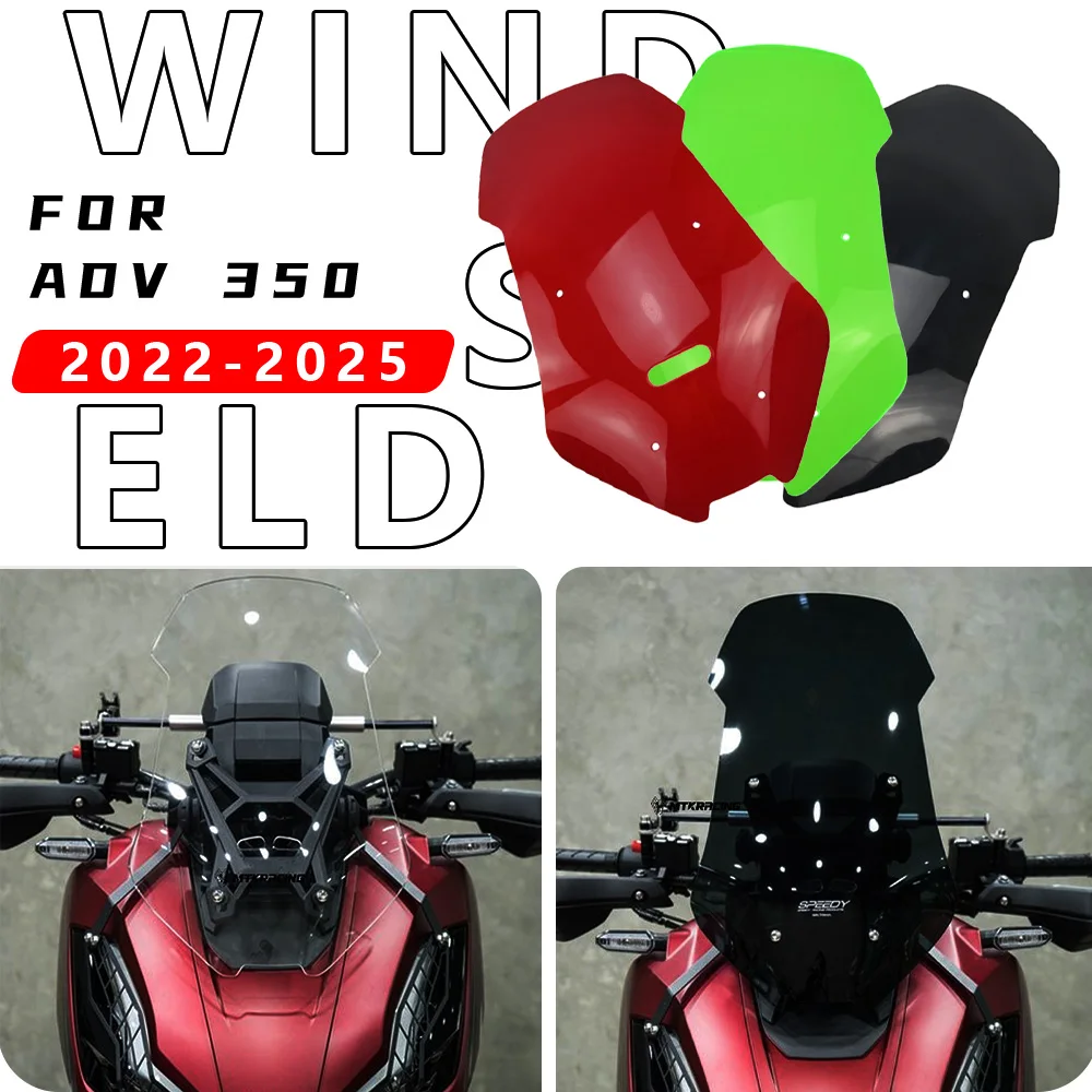 

MTKRACING for HONDA ADV 350 2022-2025 Motorcycle Sport Touring Accessories Visor Windshield Windscreen