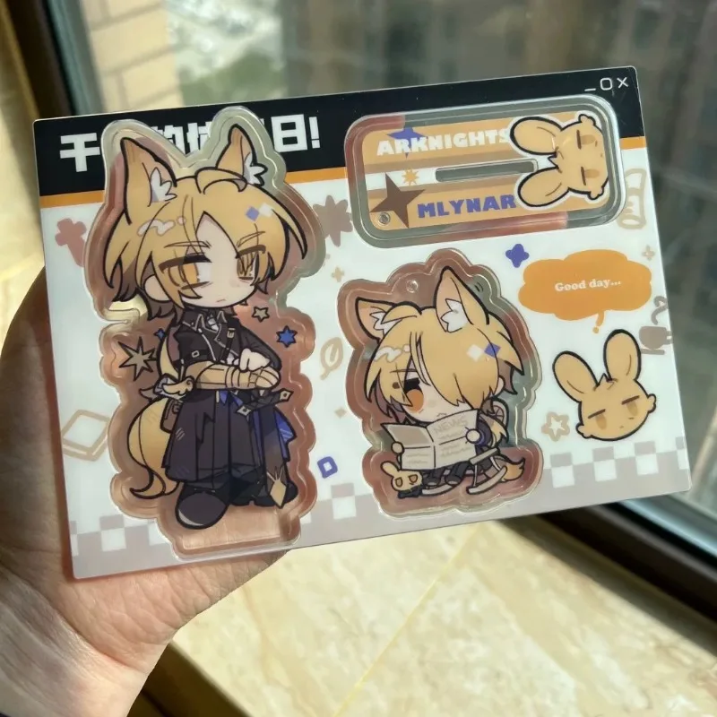 Arknights Acrylic Standee Keychain Mizuki Mlynar Lumen SilverAsh Off-Duty Operators Series Merch Desktop Display Cabinet Decor