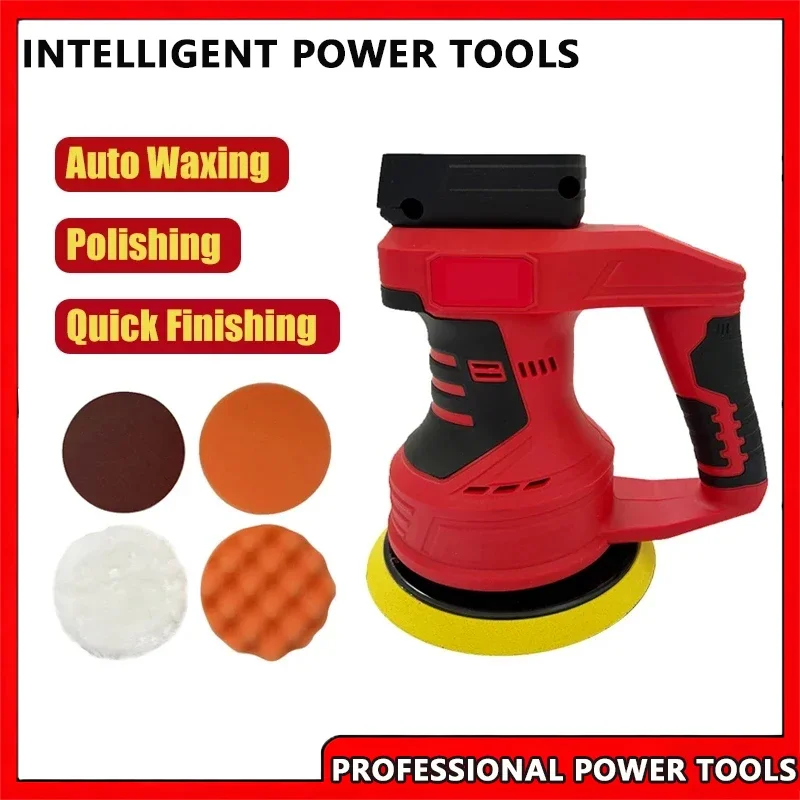 Für Milwaukee Akku-Autopolierer, 8 Gänge, bürstenlose elektrische Poliermaschine, Wachsen, Schleifen, Abdichten, Elektrowerkzeuge, 18 V-Batterie