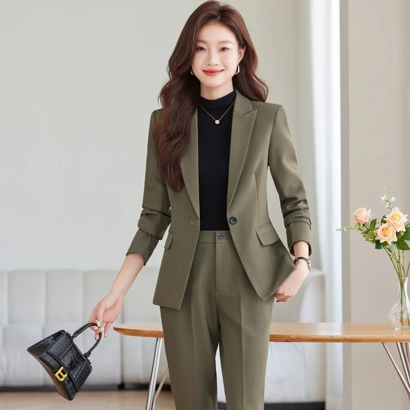 High Sense Professional Tailored Suit Suit Goddess Temperament Elegant Small Suit Coat Fashion Casual Formal Wear2024Autumn and