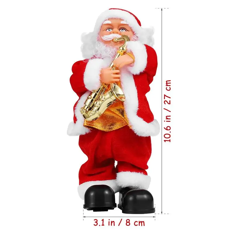 1 Dancing Singing Santa Claus Christmas Toy Operated Musical Moving Santa Claus Xmas Electric Not Included