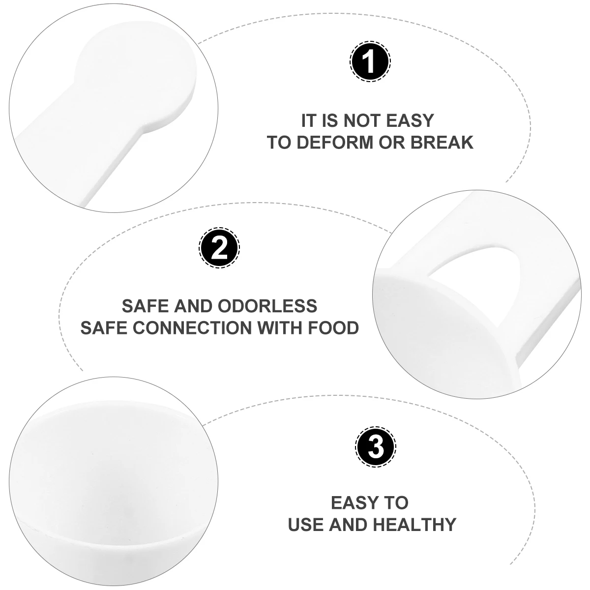 

100Pcs Quantitative Measuring Spoon Coffee Scoop Large Capacity Kitchen Cooking Baking Tools Set Tablespoon Measuring Scoop