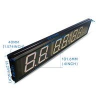 Hangzhou Hong hao professional 4-inch large sports event led marathon countdown clock  gym timer