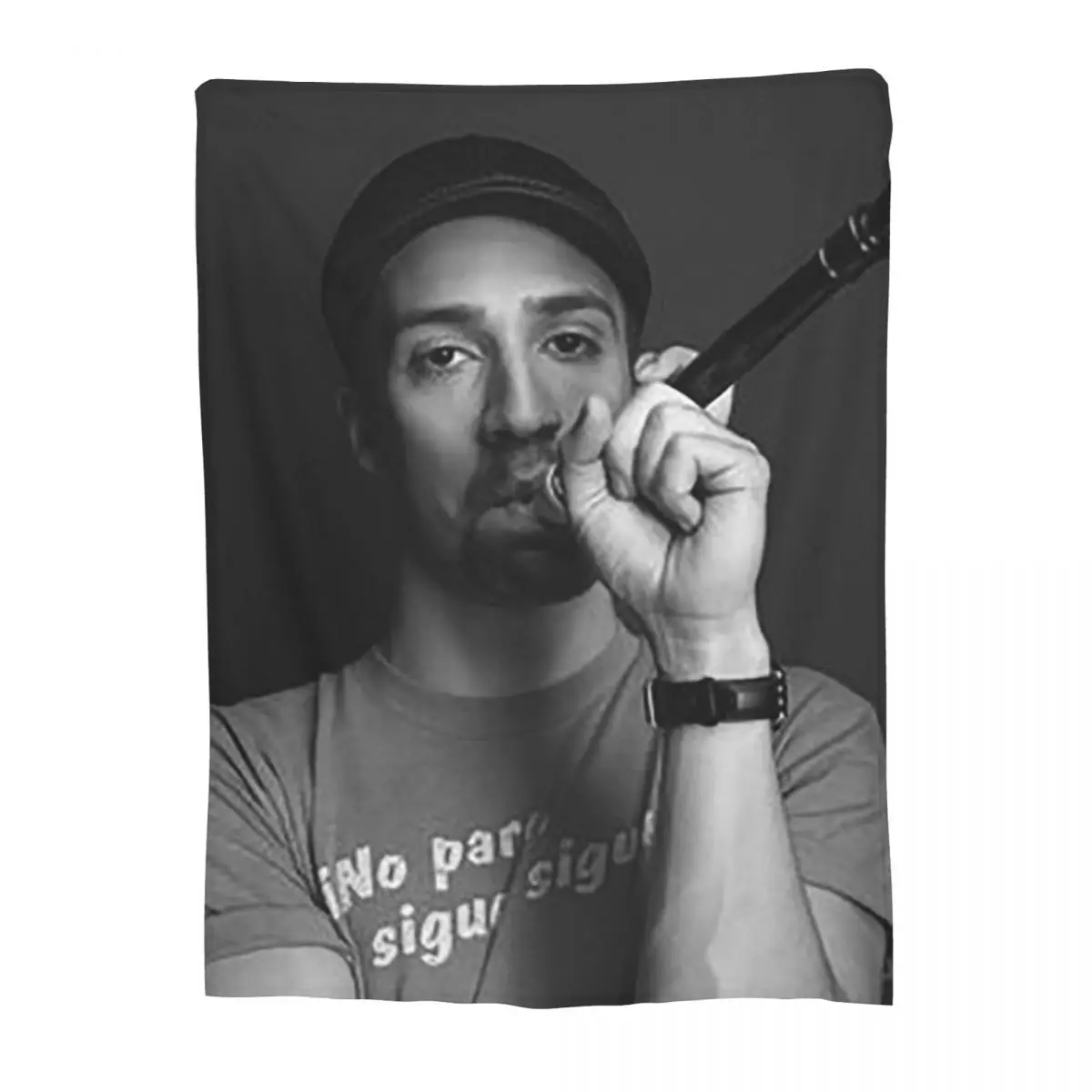 لين مانويل ميراندا عض له الشفاه البطانيات لينة الدافئة الفانيلا رمي بطانية أفخم للسرير غرفة المعيشة نزهة السفر أريكة المنزل