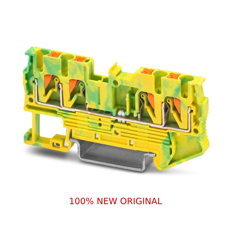 3209594 PT 2.5-QUATTRO-PE Grounding Terminal Push-In Connection, New Genuine Original Product In Stock