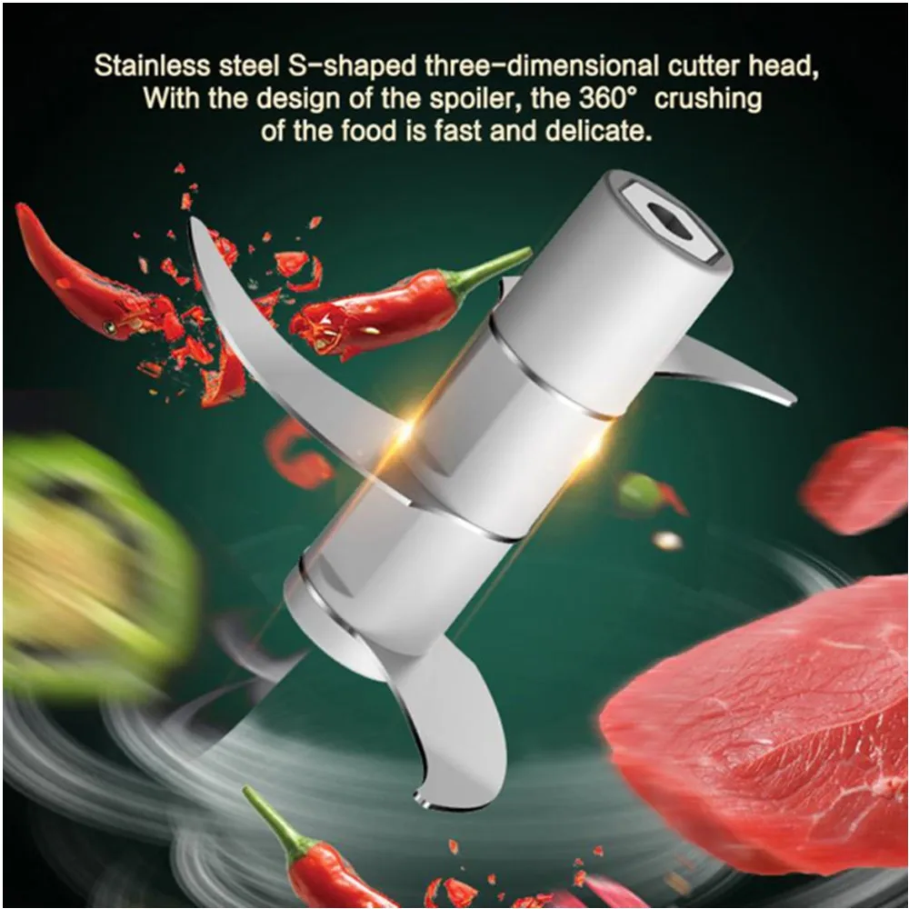 Mini Electric Garlic Chopper USB Meat Grinder Garlic Masher Machine Sturdy Durable Crushed Ginger Vegetable Crusher Kitchenware