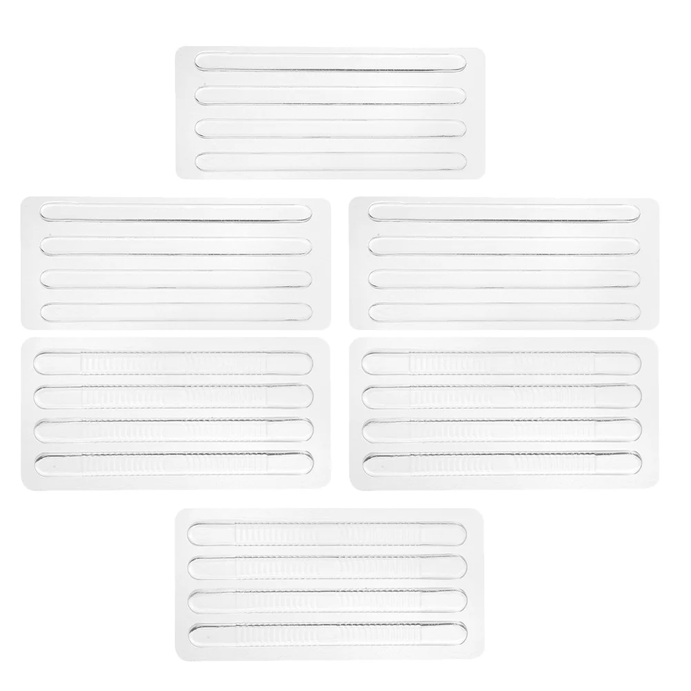 24 個のシリコーンヒールグリップクリア滑り止めパッドハイヒールブーツスニーカー用再利用可能な粘着インサート女性フットケアツール