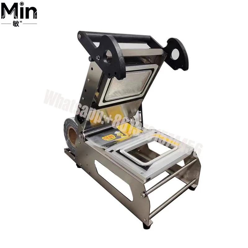 Semi Automatic Heat Manual Plastic Tray Sealer Sealing Machine for Food Meat Meal Commercial Packing Processing