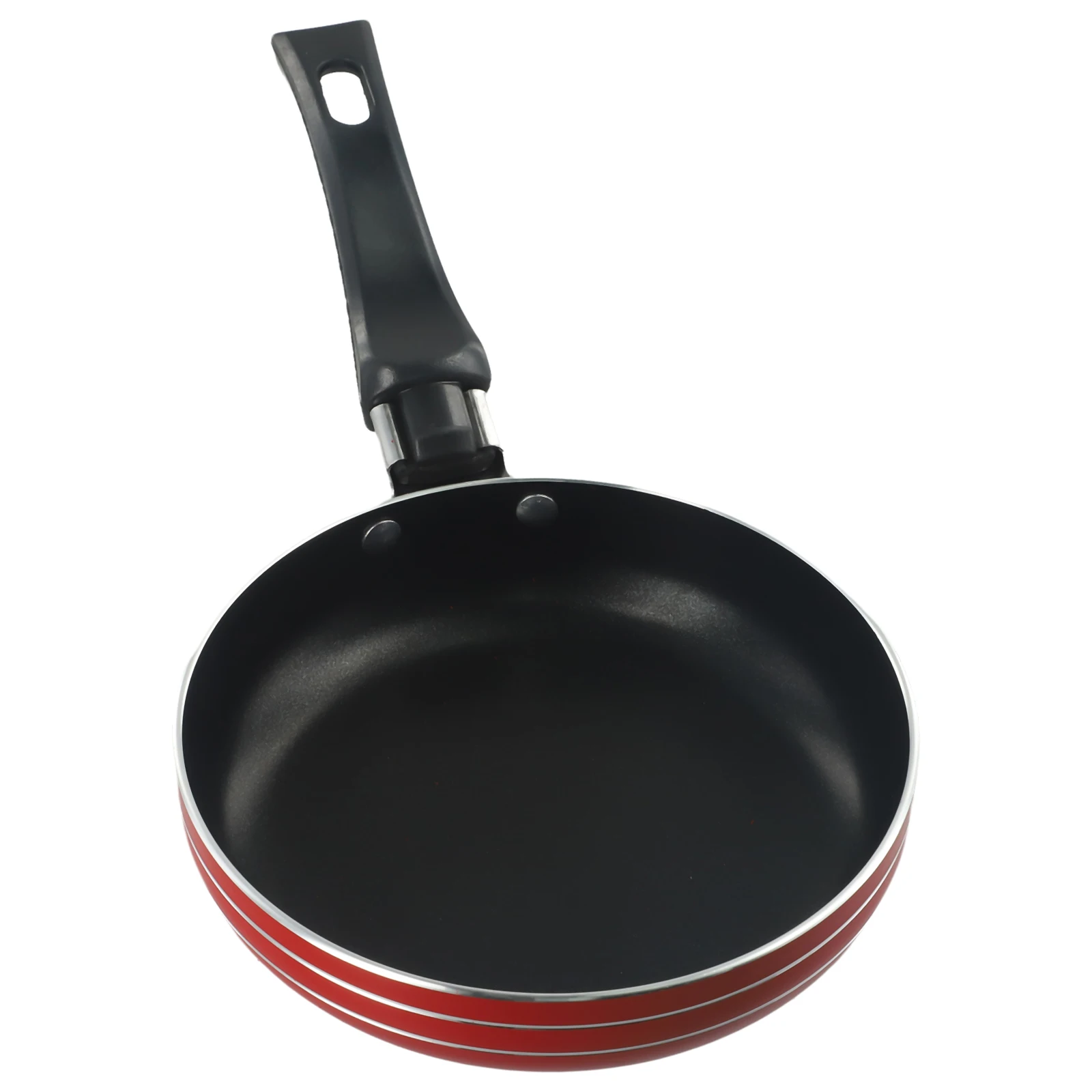 Non-Stick Stainless Steel Frying Pan For Crepes, Sausages & Vegetables – Compact Cookware With Comfort Grip