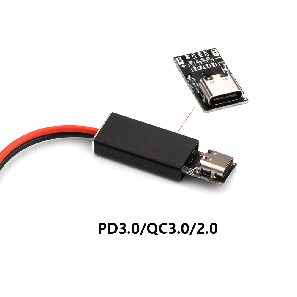 USB-C PD Trigger Board Module PD/QC Decoy Board ricarica rapida USB Type-c a 12v caricabatterie ad alta velocità Power Delivery Boost Module