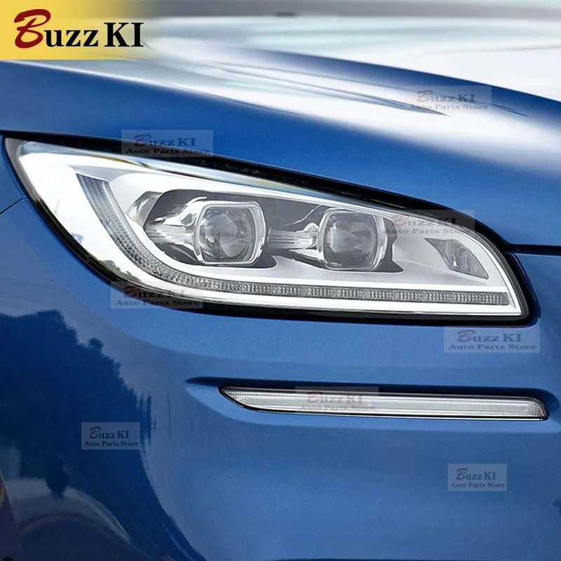 

For Lincoln Corsair 2019 2020 Accessories 2 Pcs Car Headlight Protective Film Vinyl Restoration Transparent Black TPU Sticker