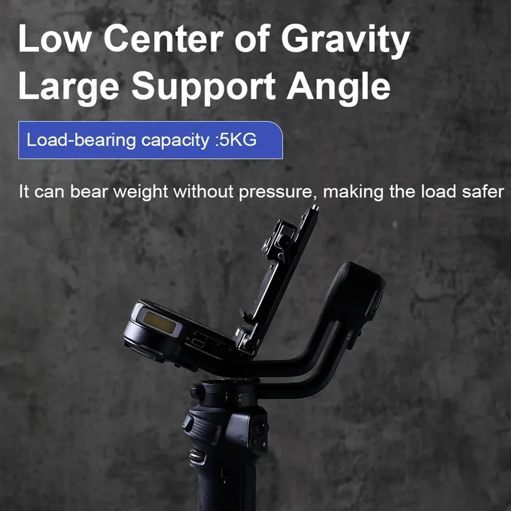 YANZUO Desktop Tripod with Double Boots Constant Spherical PTZ Stand Foldable Hand Grip for DSLR Stabilizer