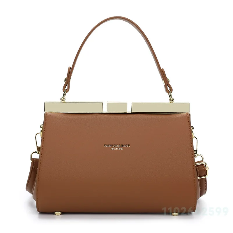 2026 New Women's Handbag Fashion High Quality Women's Crossbody Bag Solid Color Versatile Multi Functional Mobile Storage Bag