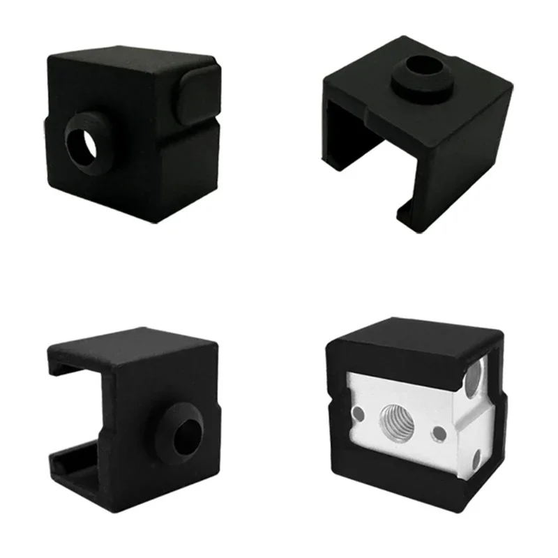 

Ender 7 Upgraded Heat Block Silicone Sock Highly Temperatures Resistance 3D Printers Part Black Silicone Case 3D Printer Parts