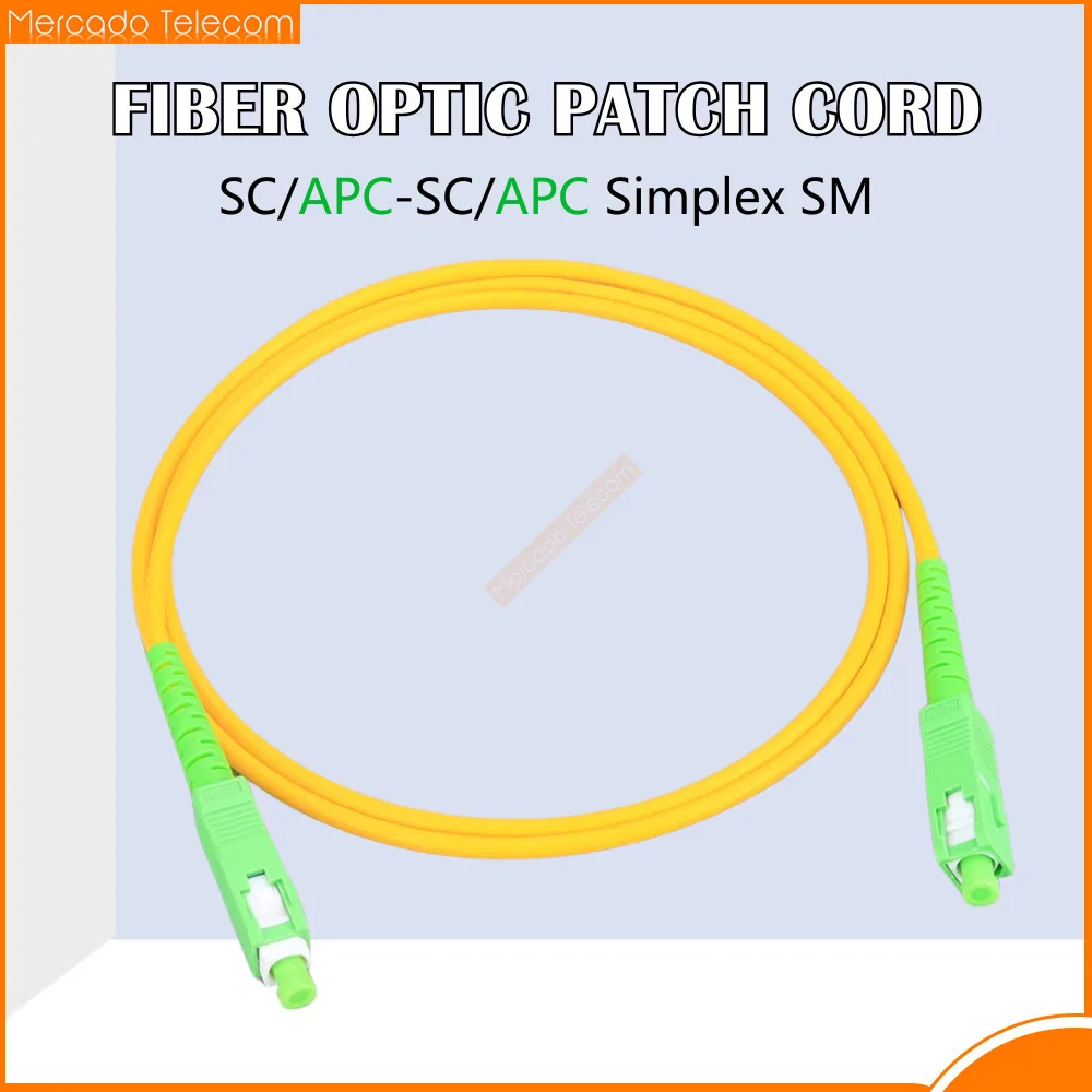 SC /APC-SC/APC Optical Fiber Patch Cord Cable Single Mode 9/125 G652D LSZH 1m2m3m Fiber Optic Jumper Cable FTTH