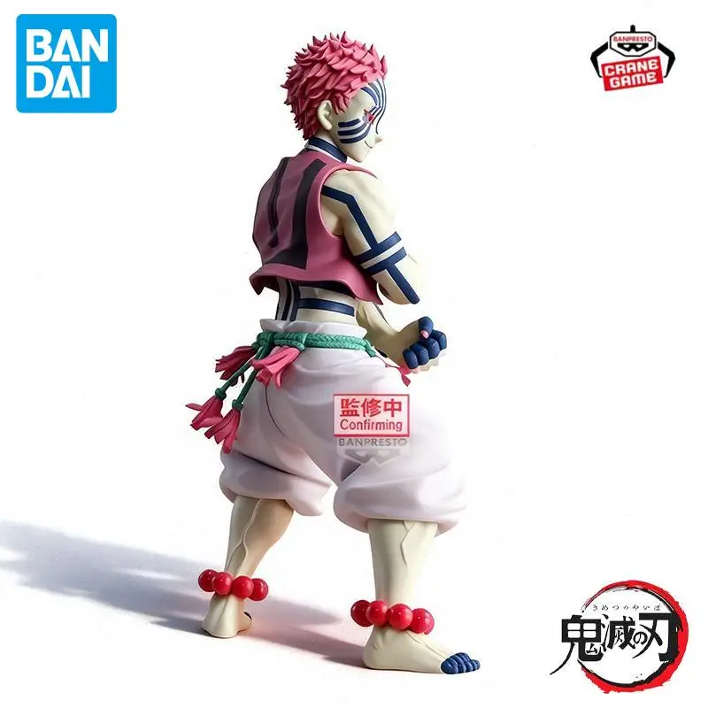 Figurki Bandai Original Banpresto Akaza, oryginalne, dostępne od ręki, figurki anime z PVC, statuetki, kreskówkowe figurki akcji, lalki, zabawki dla dzieci, ozdoby, prezenty na festiwale.