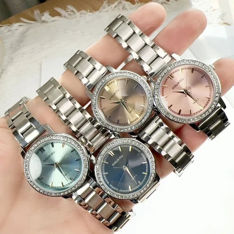 Brand Steel Strip Women Watch Fashion Large Dial Quartz Watches Luxury Gift Ladies Wristwatches Relojes Para Mujer Dropshipping