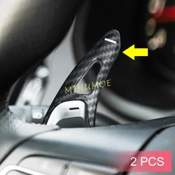 For 2018-2023 Kia Stinger CK Steering Wheel Paddle Shifter Extension Carbon Fiber Look
