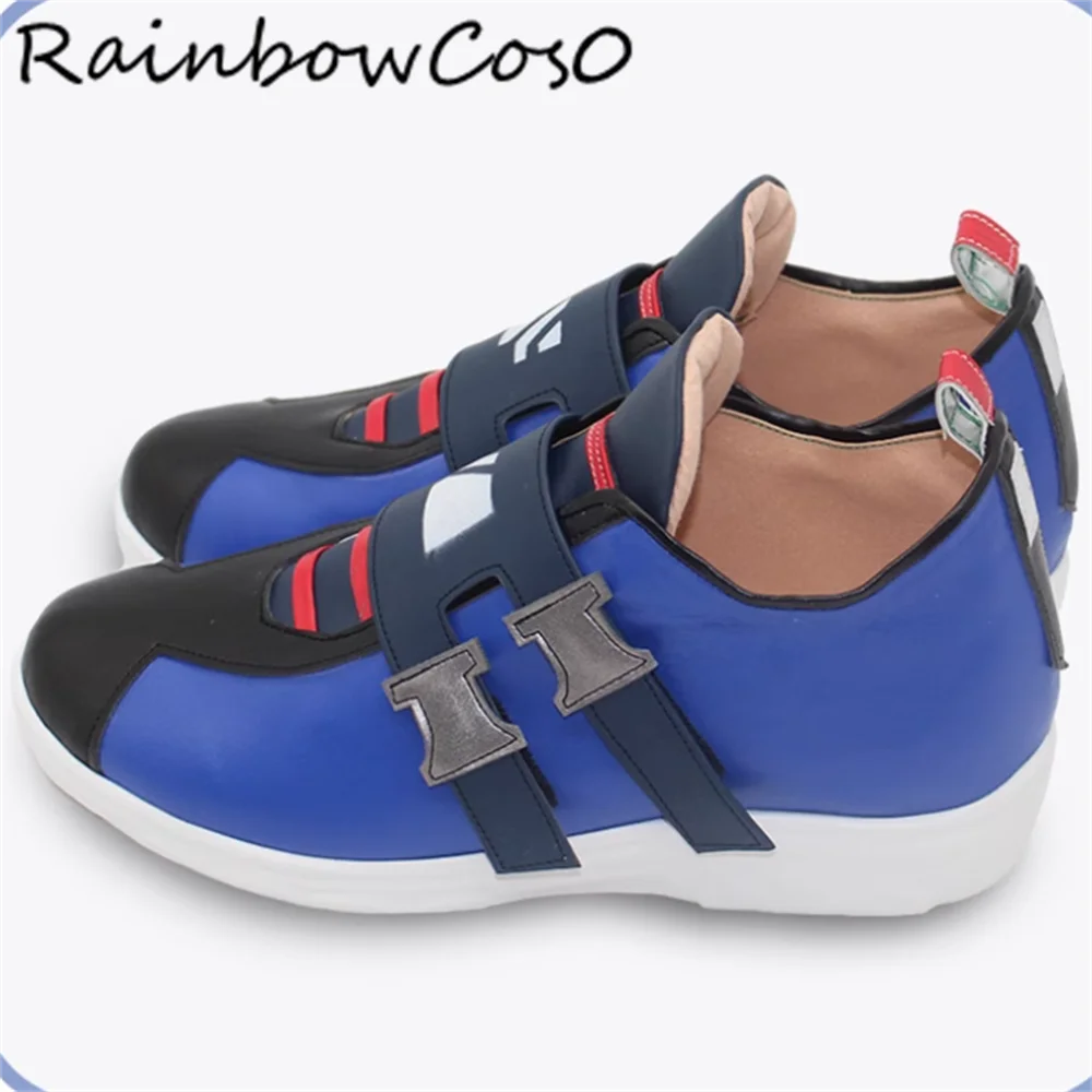 Iso Cosplay Scarpe Stivali Gioco Anime Party Halloween RainbowCos0 W5353