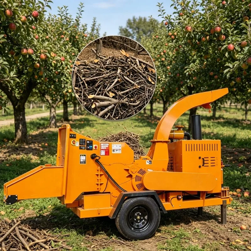 Replacement Parts Readily Available Wood Shredder for Vineyard Pruning Fast Delivery for Downtime Reduction