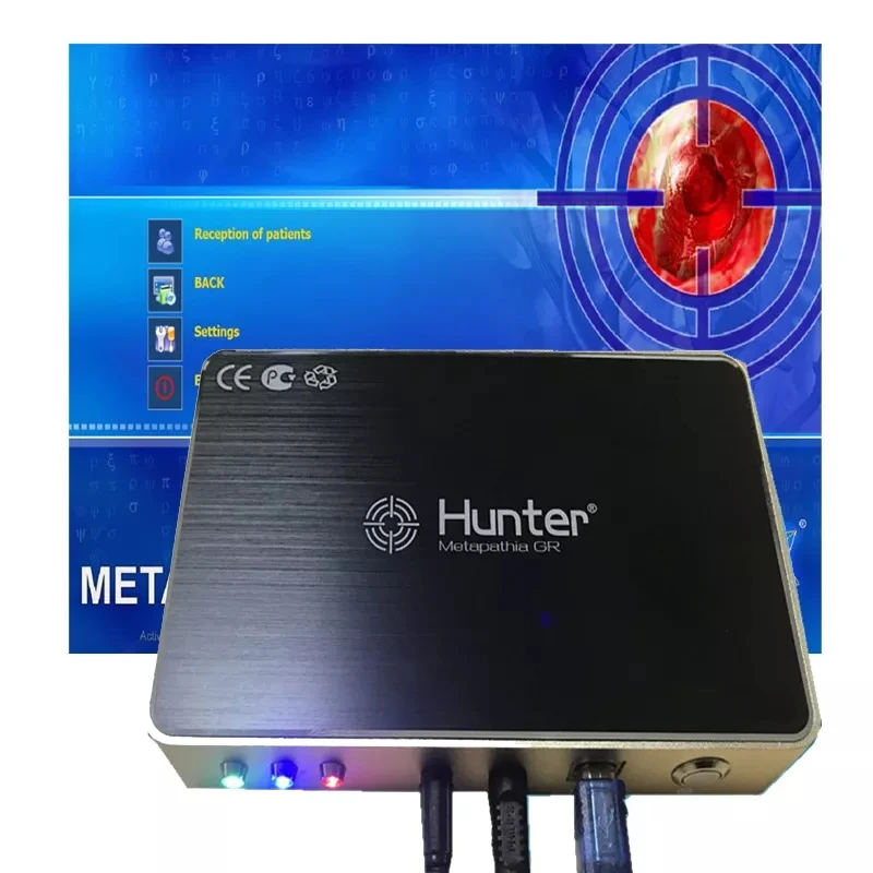 Hunter 4025 Bioresonance NLS Meta-pathia NonLinear Etalons System Health Analyzer Therapy Machine Body Scan Device Auto Therapy