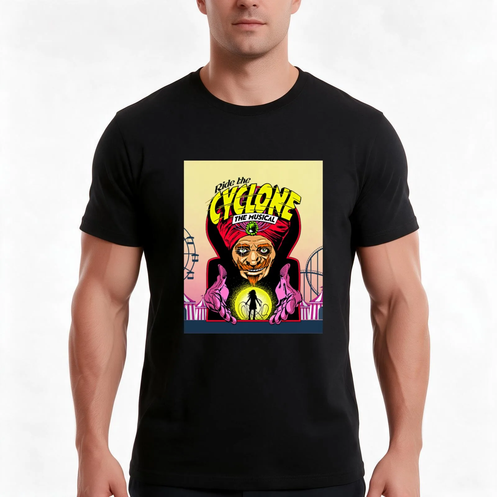 Ride The Cyclone doe cyclone Ride The Cyclone the musical T-Shirt, Summer Casual Cotton Tee, Oversized Streetwear Tops