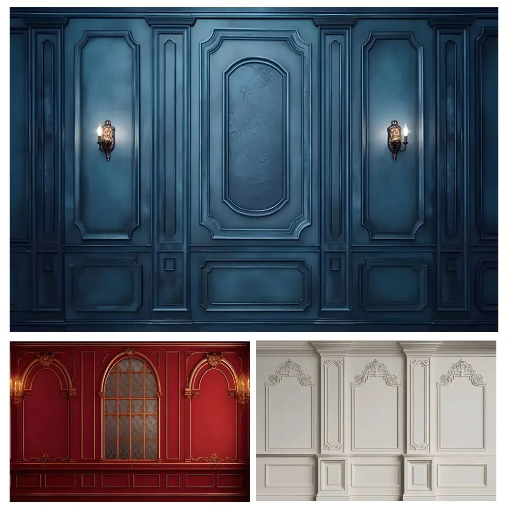 

Interior Vintage Wall Backdrop Retro European Style Room Birthday Party Wedding Decor Photography Background for Photo Studio