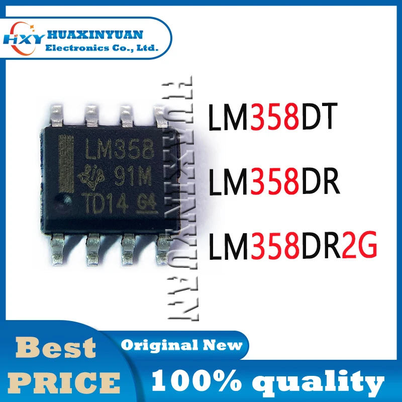 10PCS/Lot LM358DR LM358 358 LM358DT LM358DR2G SOP-8 SMD Série  Electronics Programmer Robot New and Original Ic Chip In Stock IC