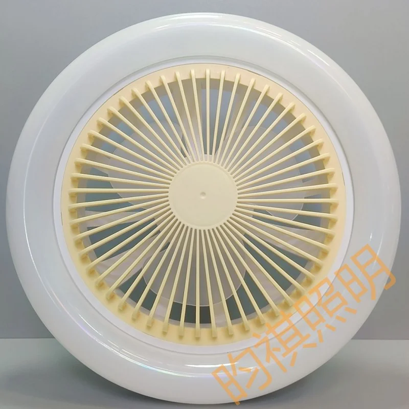 

LED Lamp Invisible Fan Lamp Three-Gear Dimming E27 Screw Lamp Width Pressure Constant Current 30W Ceiling Fan Lights