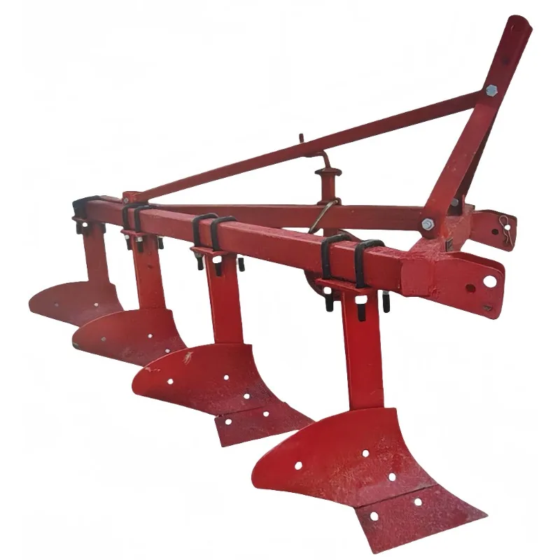 High-quality 4-row suspension plow for tractor-powered 1LF-420 field tillage