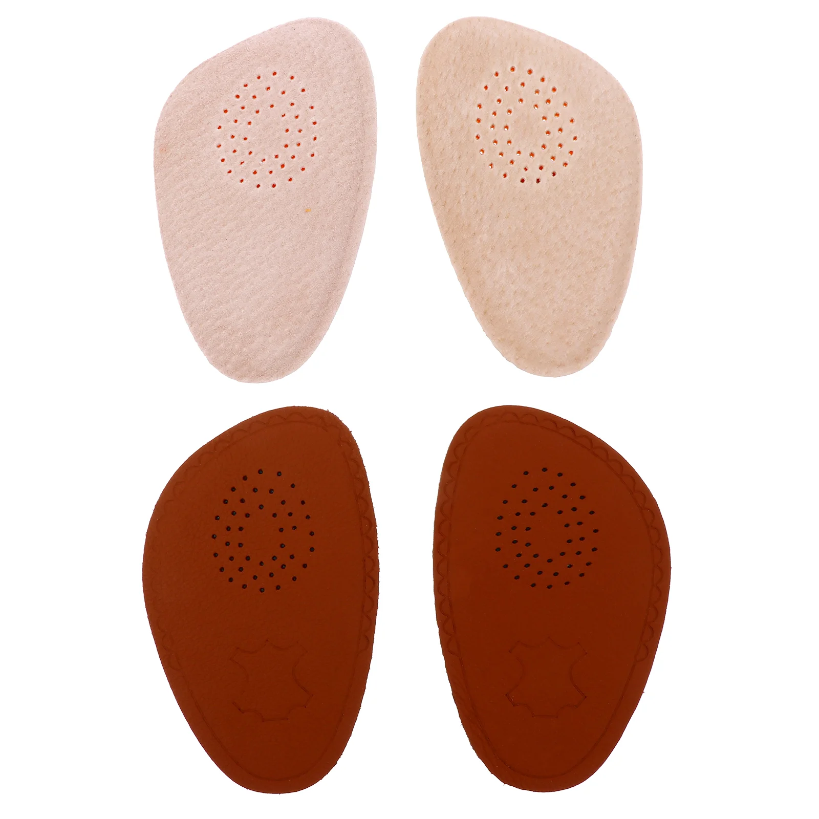 

2 Pairs Half Size Pad Comfortable Shoe Insoles Mat High-heel Thicken Anti-wear Foot Pads Skid