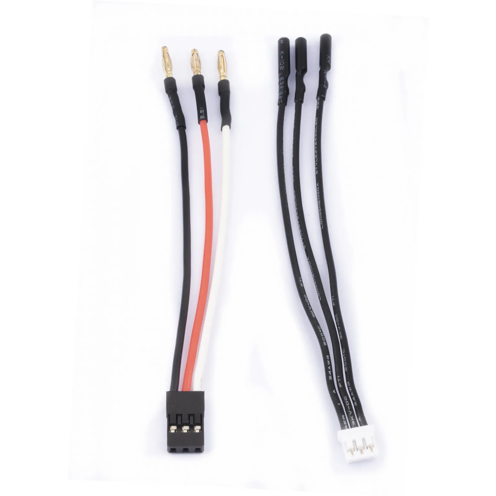 2.0mm Banana Plug PH2.0 3P Male Adapter Cable 2.0 Plug Transfer Futaba JR FOR 1410 1525 1625 Brushless Motor