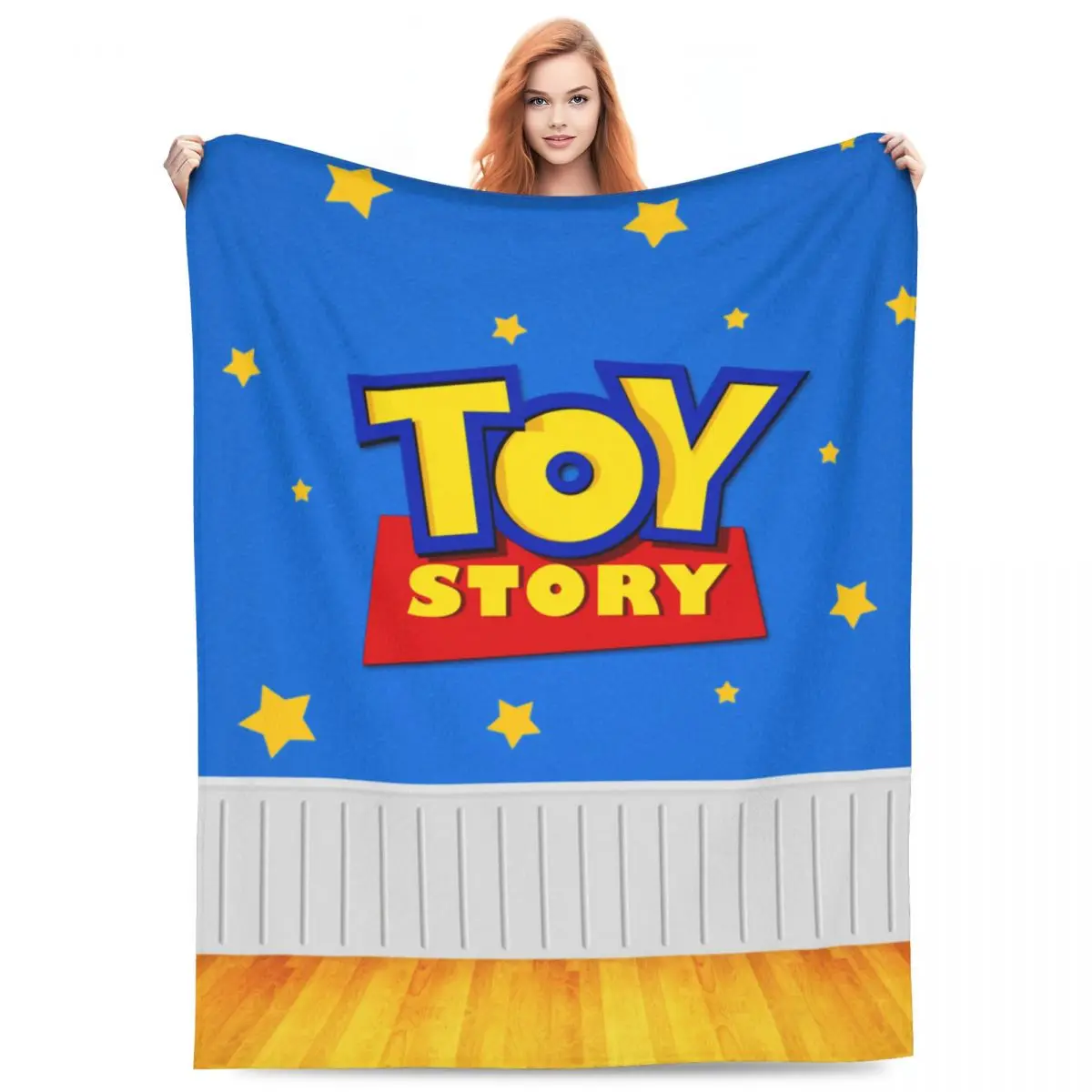 Toy Story Blanket Warm Novelty Plush Throw Blanket For Home Decor Airplane Travel Flannel Bedspread Bed Cover