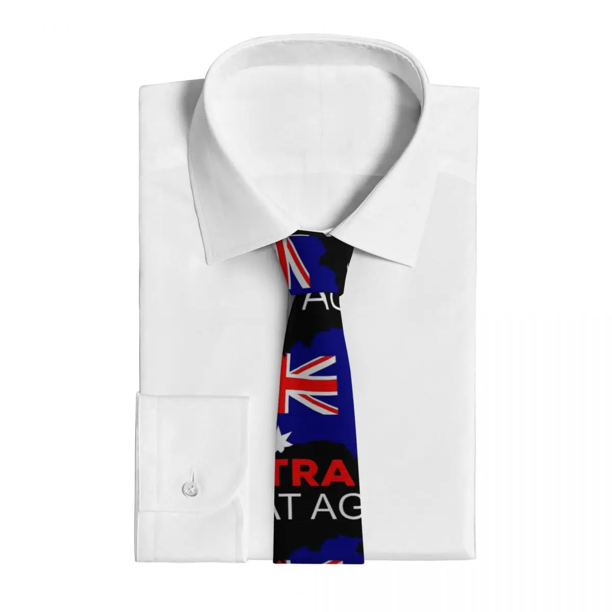 Make Australia Great Again Necktie for Men Silk Polyester Slim Neck Ties Party Accessories Tie Casual Gravatas