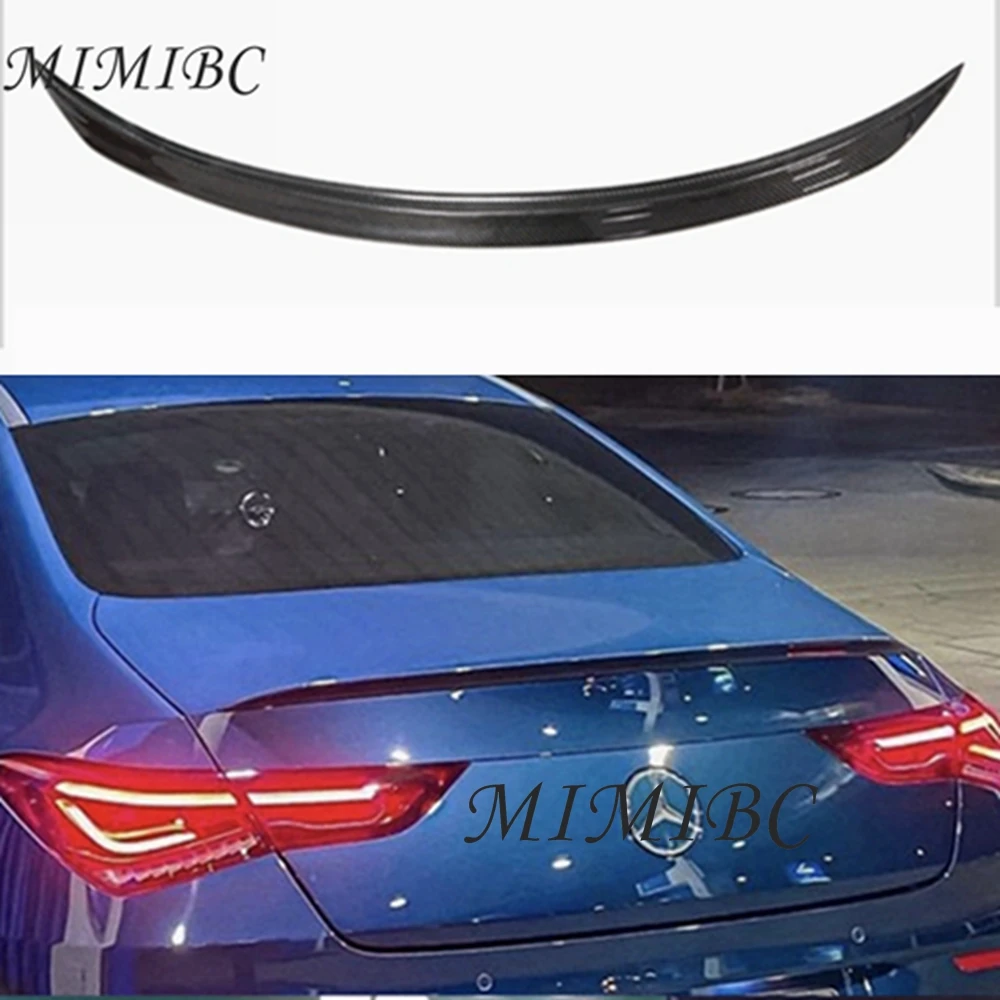 

FOR Mercedes-Benz CLA W118 C118 AMG Style Carbon Fiber Rear Spoiler Trunk Wing 2019-2023 FRP Forged carbon