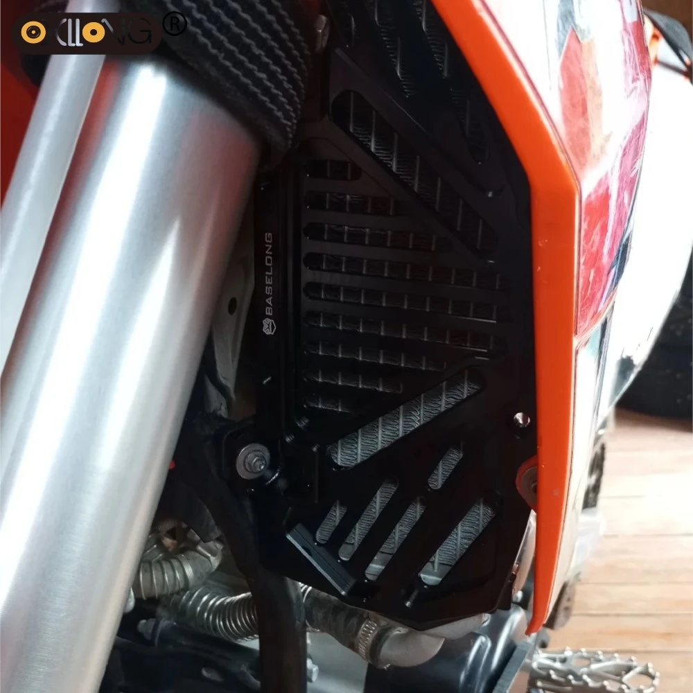 

For EXC 300 EXCF 350 Husqvarna TE 300 2017-2025 Motorcycle Radiator Grille Guard Protector Cover For GasGas EC 300 2021 - 2023