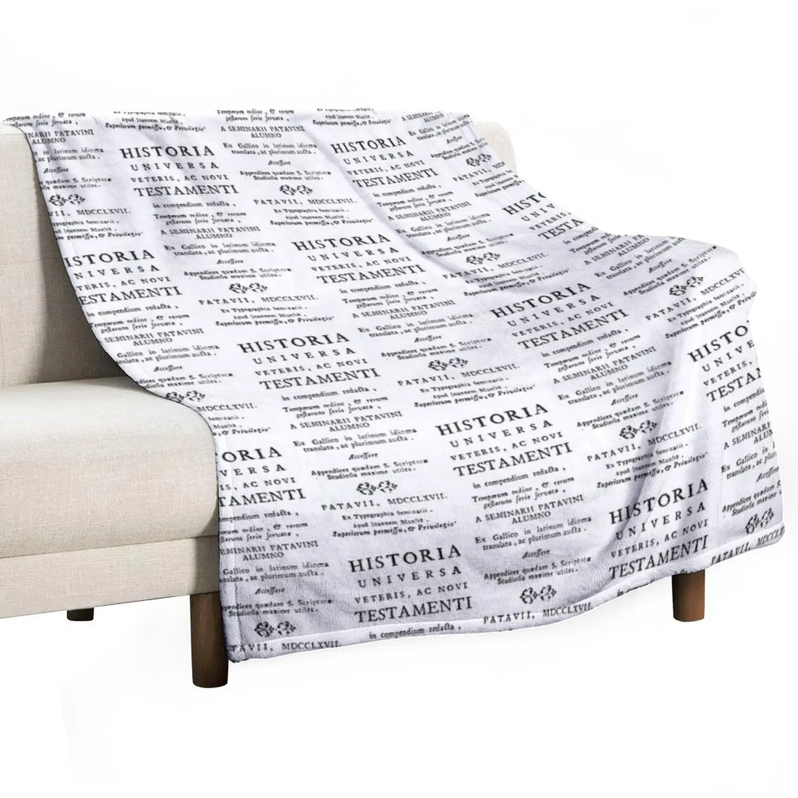 First page of an old book Throw Blanket Shaggy Tourist Plush Luxury Designer Personalized Gift Cute Plaid Blankets