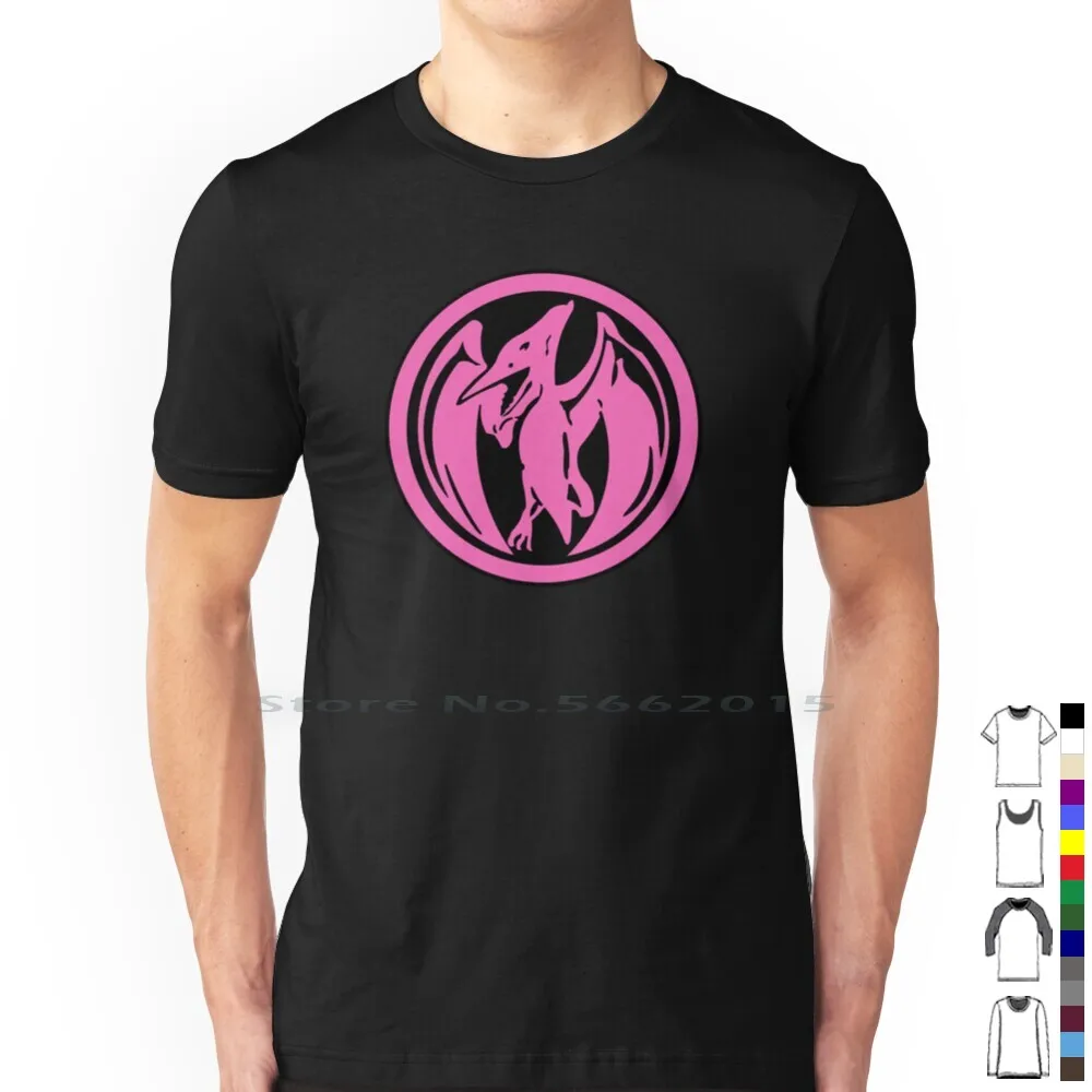 Pterodactyl Dinozord Coin T Shirt 100% Cotton Pterodactyl Dinozord Coin Green Ranger Red Ranger Super Sentai Pink Ranger Blue