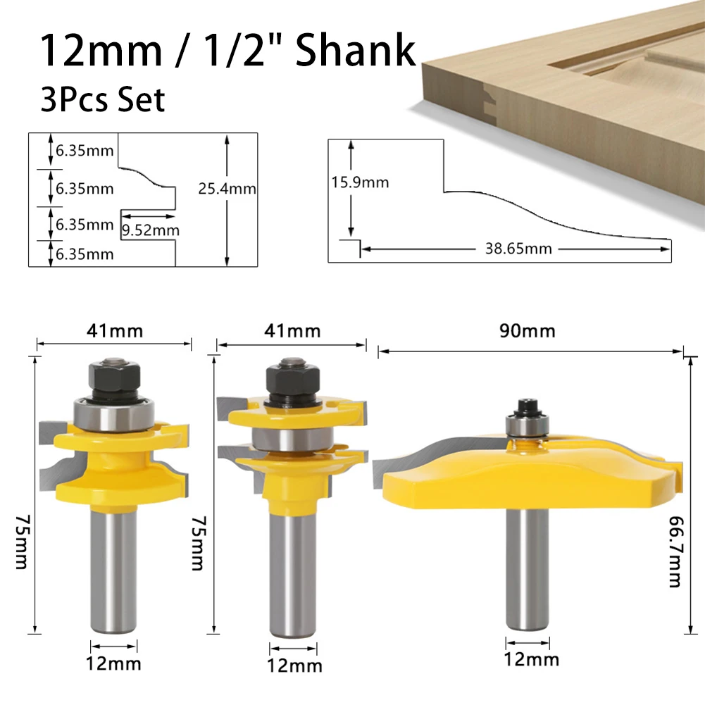 Cutting Router Bit Engraving Machine 12mm 1/2