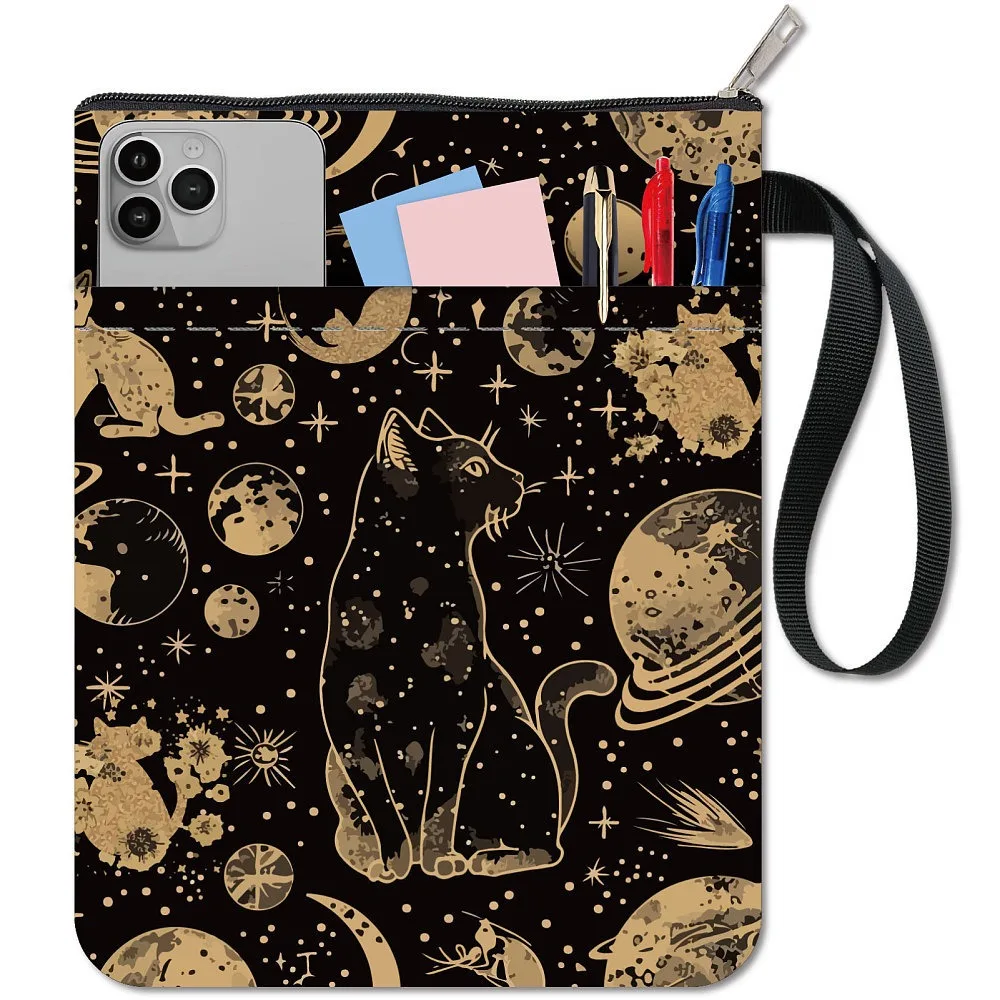 

Cloth Book Cover Notebook Wraps Rectangle Cat Shape 280x220mm
