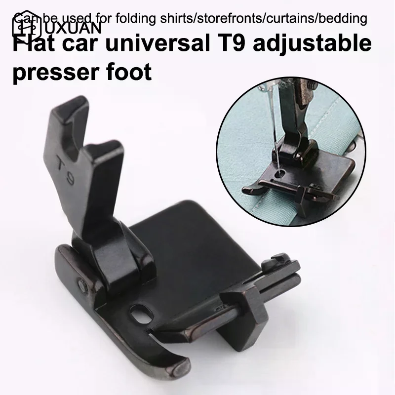 T9 Adjustable Multifunctional Presser Foot Hemming Folded Rolling Edge Guide Feet Of Flat Car Industrial Sewing Machine Parts