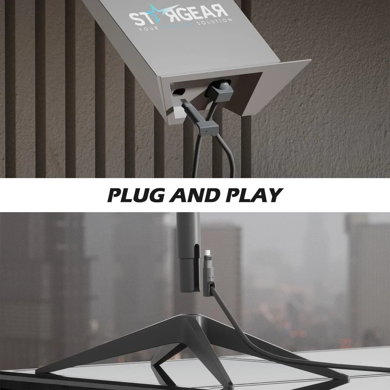 

Комплект StarGear 2025 Водонепроницаемый кабель IP68 Всепогодный кабель 300 футов для сменного спутникового кабеля Starlink Internet