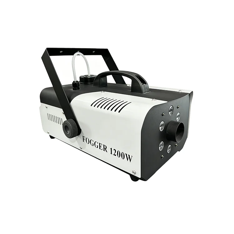 MINGLANG 1200W LED Fogger with Wireless Remote Control Multicolor Iron Construction AC110-220V 1-Year Warranty