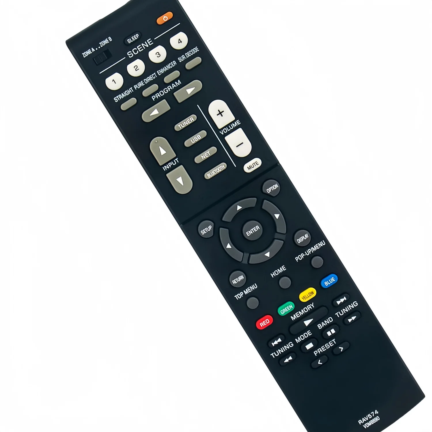 RAV574 VDM8690 Sostituisci Il Telecomando Per Ricevitore Av Yamaha RX-V4A RX-V4ABL RXV4A RXV4ABL YHT-5960U YHT-5960UBL YHT5960U YHT596