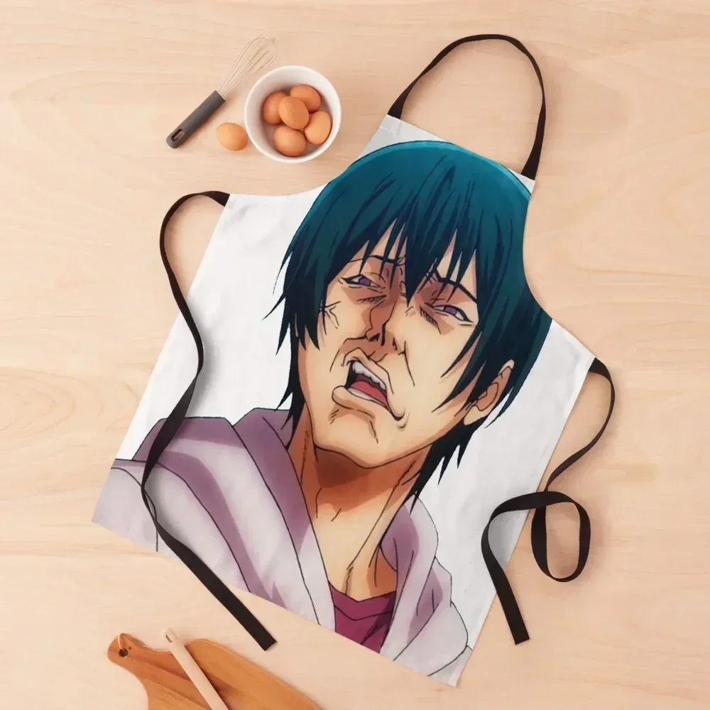 

Grand Blue - Iori Kitahara Crazy Face 1 Apron professional hairdressing Kitchens Woman Kitchenware Apron
