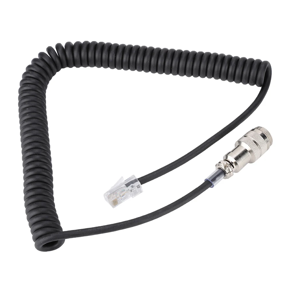 Portable 8pin to RJ-45 Modular Microphone Converter Adapter Cable For Yaesu FT-450D FT-897D FT-991 FT-891 Microphone Accessories